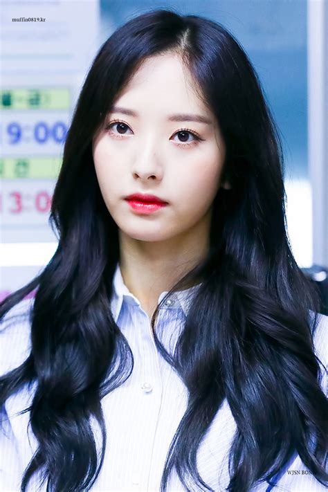 Most of the time, people of asian heritage have very dark shades or hair color. This WJSN Member Looks Gorgeous In Black Hair | Daily K ...