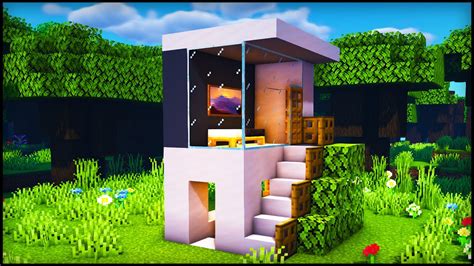 In order to survive in the game, one of the first things that you need to do is to. Minecraft Smallest Modern House: How to build a Cool ...