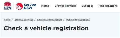 Au Check A Vehicle Registration Australia Trackstatus