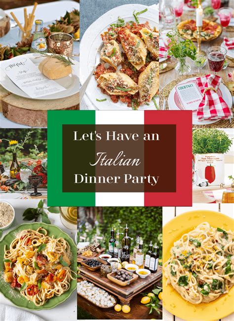Prepare sauce (sauté onion, add aromatics, stir in tomatoes and wine). Italian Dinner Party | Italian dinner party decorations ...