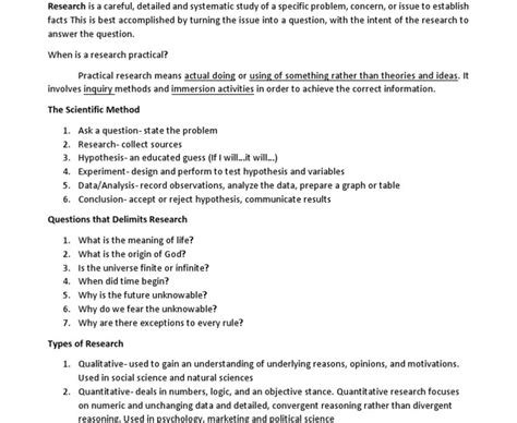 Quantitative Research Hypothesis Examples Pdf Research Process 8