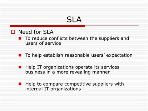 Ppt Managing Expectations And Sla Powerpoint Presentation Free