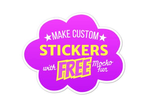 Sticker Design Mockofun