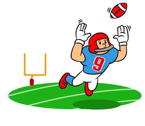 Cute Football Players Illustrations Royalty Free Vector