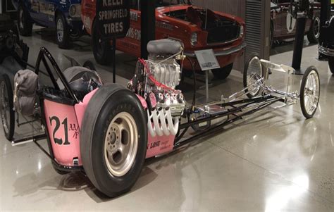 1965 Ed Pink Aatop Fuel Dragster 3 Dog Garage