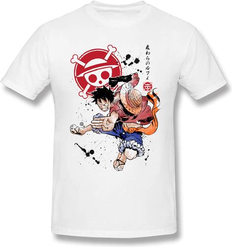Anime One Piece Monkey¡¤d¡¤luffy T Shirt Boy Leisure O Neck