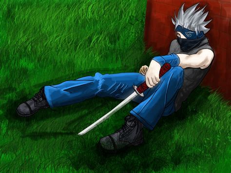 Kakashi Finished By Jlpicard1701e On Deviantart Kakashi Deviantart