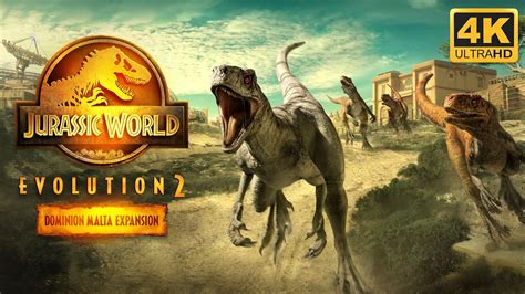 New Jwe2 Dominion Malta Dlc Jurassic World Evolution 2 4k Trailer Youtube