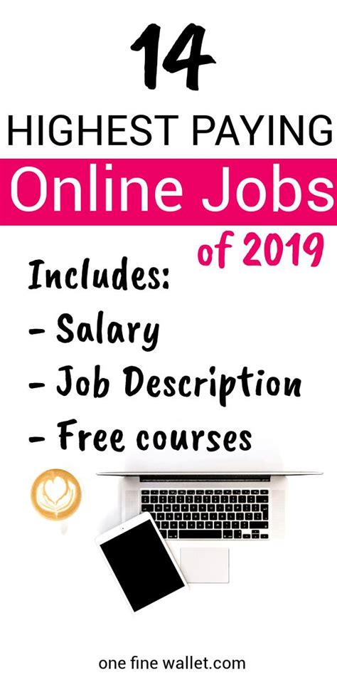 14 high paying online jobs from home 2019 over 45 000 mo