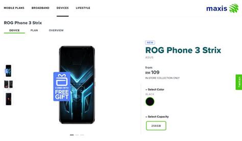 Beacuse of this, maxis tells us that they're. Asus ROG Phone 3 Strix Edition Now On Maxis Zerolution For ...