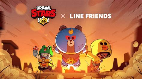 New brawl stars characters updated. monumental team up is finally coming! / BRAWL STARS X LINE ...