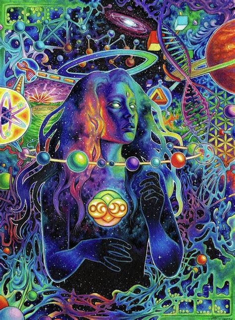 Pandora Art Print By Callie Fink Visionary Art Hippie Painting