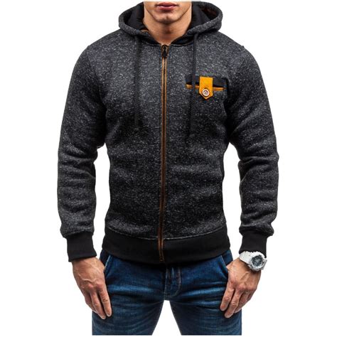 Hoodies Men 2018 High Quality Brand Male Hoodie Sweatshirt Mens Zipper