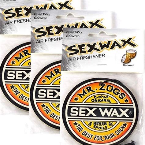 sex wax by mr zogs air fresheners and wax free uk delivery sunset