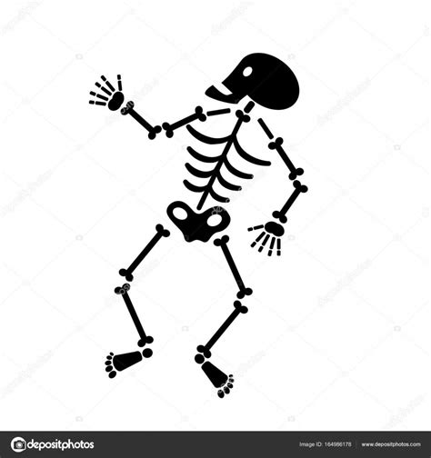 Halloween Skeleton Icon Stock Vector By ©scrapster 164986178