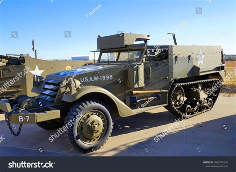 Wwii Us Military Halftrack Vehicle Stock Photo 1963775047 Shutterstock