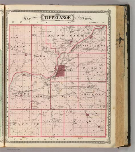 Map Of Tippecanoe County