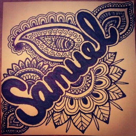 Doodle Art Name Drawing Ideas Download Free Mock Up
