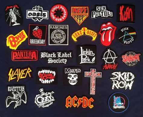 Lot Of 26 Sew Iron On Patch Patches Band Music Rock N Roll Wholesale