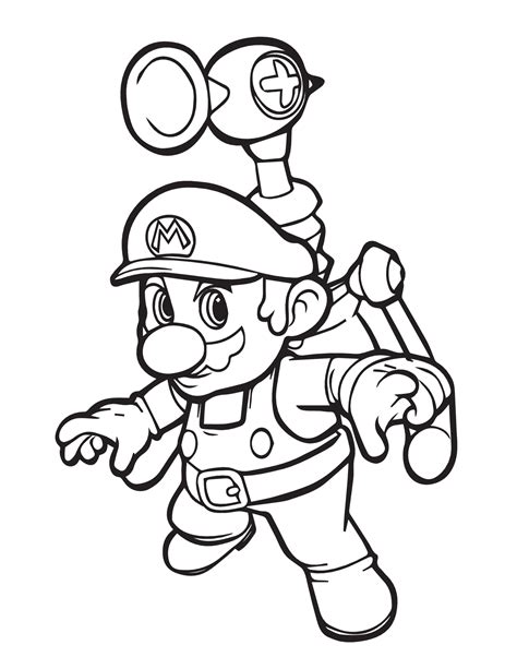 Super Mario Sunshine Coloring Pages