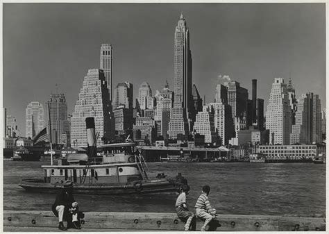 View Of Manhattan From Brooklyn 1930