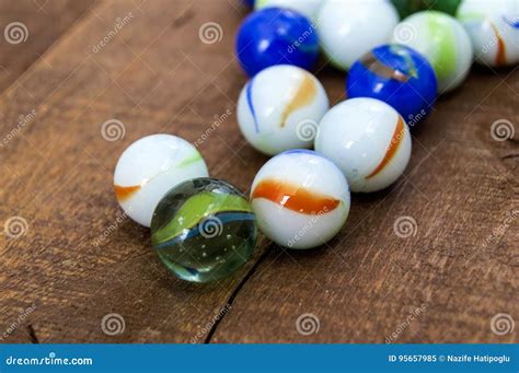 Children S Games Playing Marbles Various Colored Marble Paintings