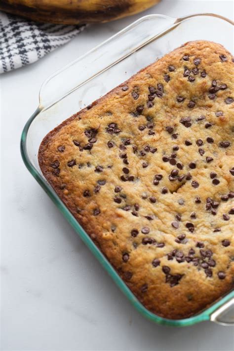 Chocolate Chip Banana Snack Cake Recipes For Holidays