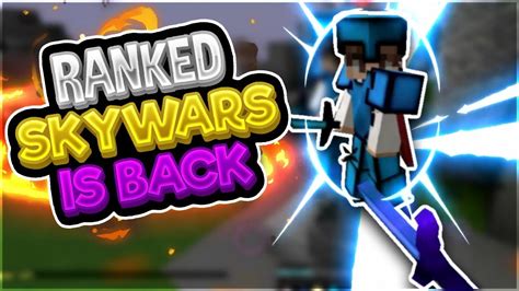 Ranked Skywars Is Back Youtube