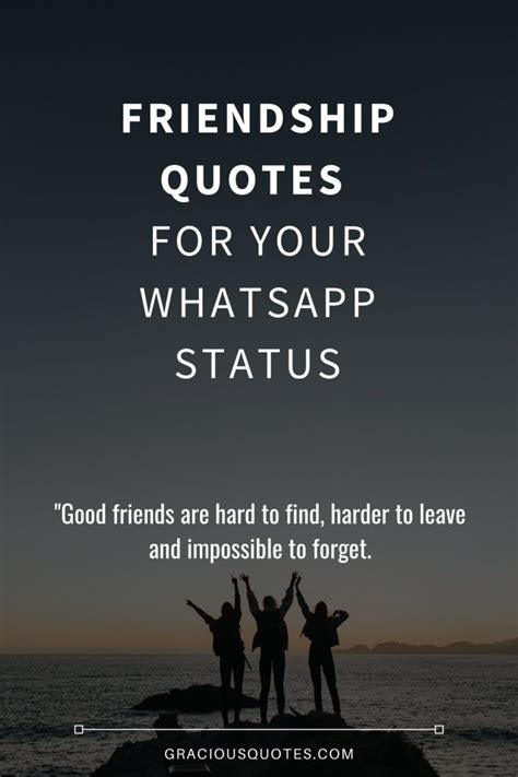 Friendship Quotes For Facebook Status Updates