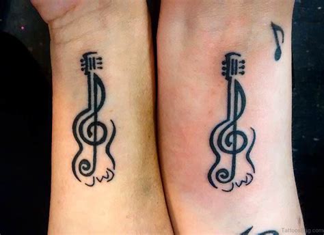 34 Perfect Guitar Wrist Tattoos Tattoo Designs