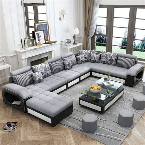 There are many latest sofa designs available in the market you can easily choose. Living Room L Shaped Living Room Wooden Sofa Design ...