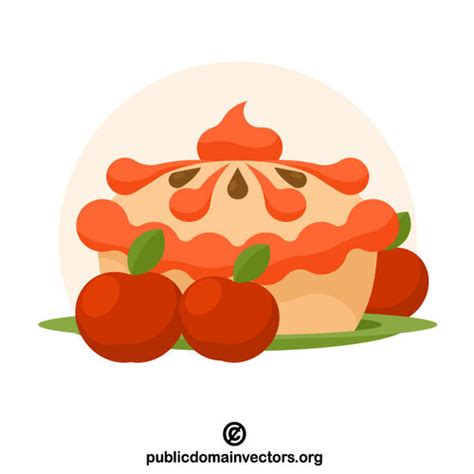 Apple Pie Vector Graphics Public Domain Vectors