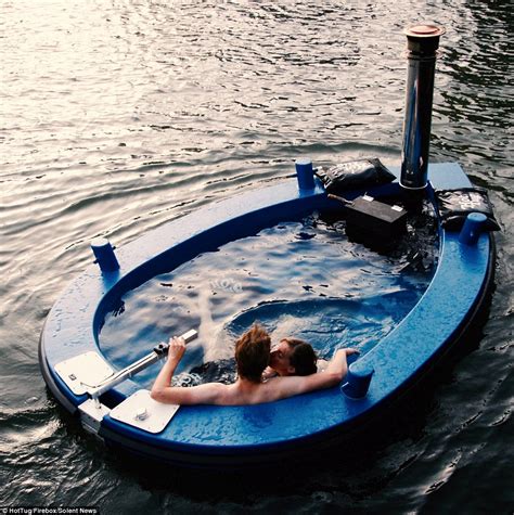 Set Sail On Revolutionary Hot Tug Hot Tub Boat That Retails For £30000 Daily Mail Online
