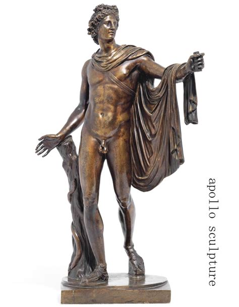 Apollo Sculpture Greek God Bronze Apollo Sculpture