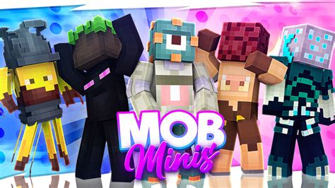 Mob Minis By The Lucky Petals Minecraft Skin Pack Minecraft