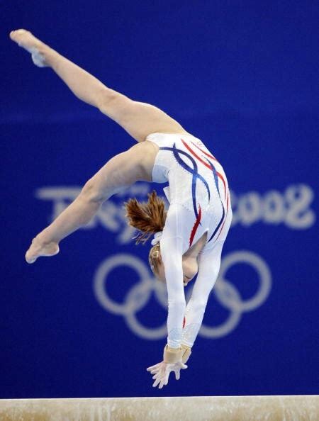Ksenia Semenova Of Russia On Beam During Team Finals At The Olympics Gymnastics Images