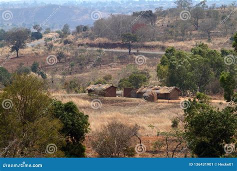 Villages And Houses In Malawi Stock Image Image Of East Architecture