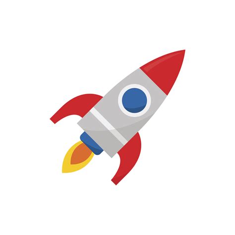 Illustration Of A Rocket Icon Download Free Vectors Clipart Graphics