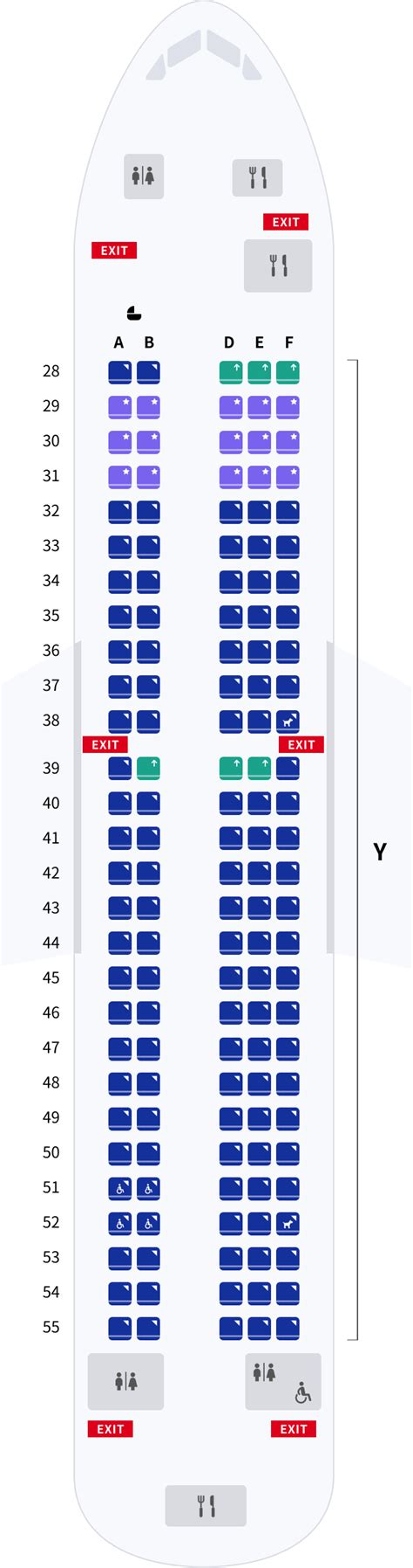Airbus A220 300 Seating Diagrams Image To U