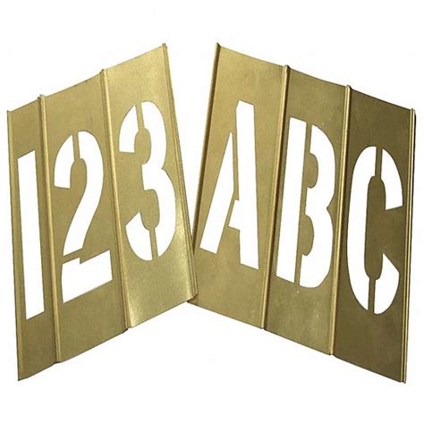 0 To 9a To Zpunctuation 6 In Character Ht Stencil Kit 20y504