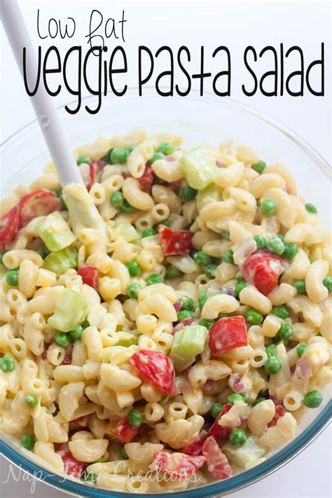 Curried beans pasta (fibre and protein rich recipe) by tarla dalal. Low Fat Pasta Salad with Vegetables - Life Sew Savory