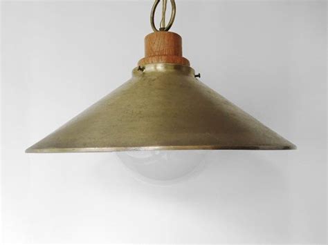 Feel free to purchase our items with maximum discount possible. Vintage Brass and Wood Light Fixture Pendant Flying Saucer ...