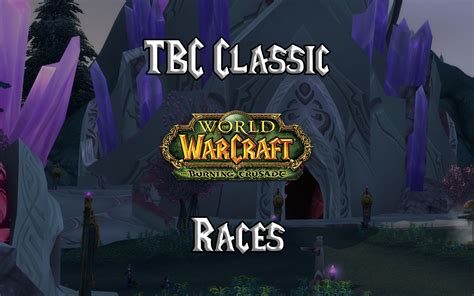 R/wow is everything you'd ever want from wow related news to current wow affairs. TBC Classic Races - (TBC) Burning Crusade Classic ...