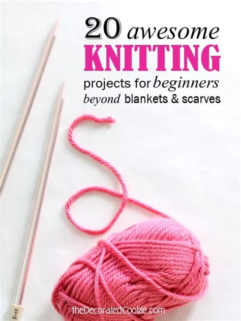 20 Knitting Projects For Beginners