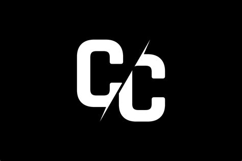 Monogram Cc Logo Grafica Di Greenlines Studios · Creative Fabrica