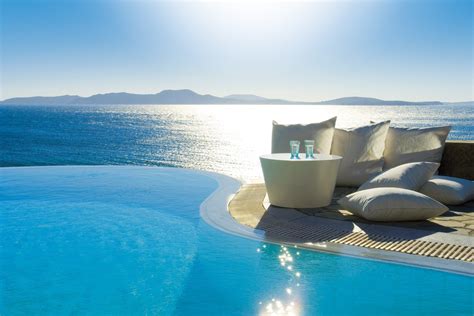 Mykonos Grand Hotel And Resort Greece Infinity Pools