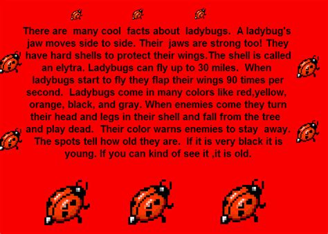 Ladybug Facts This Lesson Incorporated New York State Learning