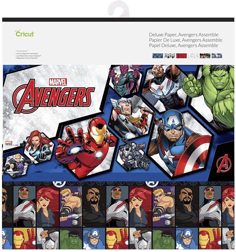 Cricut Deluxe Paper Marvel Avengers Assemble 12 Sheets 12 Etsy