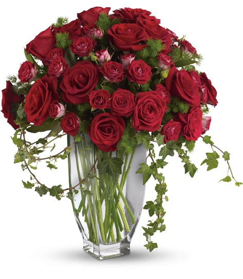 Telefloras Rose Romanesque Bouquet Red Roses In Culver City Ca