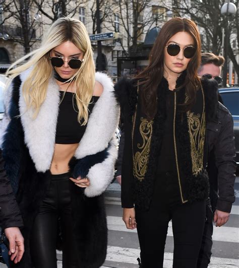 While kris jenner and her three daughters, kourtney, kim and khloe kardashian are. KENDALL JENNER and GIGI HADID Out in Paris 03/03/2016 ...